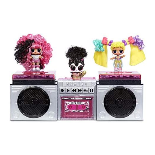 LOL Surprise Remix Pets 9 Surprises, Real Hair Includes Music Cassette Tape with Surprise Song Lyrics, Accessories, Dolls