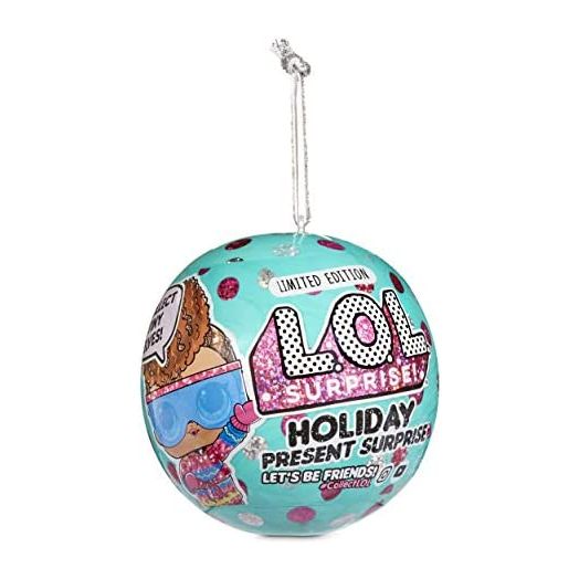 L.O.L. Surprise! Holiday Present Surprise Dolls with 7 Surprises Including Surprise Tiny Elves