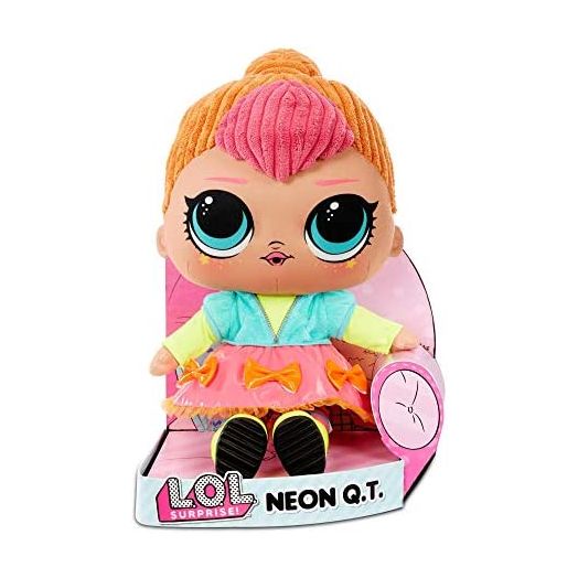 L.O.L. Surprise! Neon Q.T. – Huggable, Soft Plush Doll