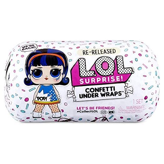 LOL Surprise Confetti Under Wraps Playset Re-Released Toy Doll with 15 Surprises - Girls Gifts Baby Doll Set with Doll Accessories - Birthday Present for Girls Ages 6-11 Years