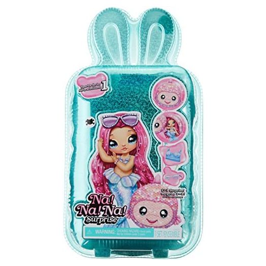 Na Na Na Surprise 2-in-1 Fashion Doll and Sparkly Sequined Purse Sparkle Series – Becky Buckaneer, 7.5" Pirate Doll (packaging may vary)