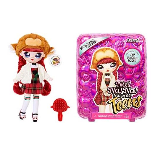 Na! Na! Na! Surprise Teens Fashion Doll – Samantha Smartie, 11" Doll, Owl Inspired