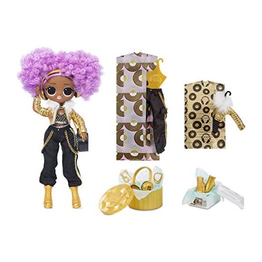 LOL Surprise OMG 24K D.J. Fashion Doll with 20 Surprises