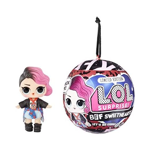 LOL Surprise BFF Sweethearts Rocker Doll with 7 Surprises, Surprise Doll, Accessories