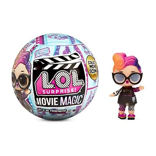 LOL Surprise Movie Magic Dolls with 10 Surprises Including Limited Edition Doll, Film Scenes, Movie Prop Accessories, Color Change – Collectible Gift for Kids, Toys for Girls Boys Ages 4 5 6 7+ Years