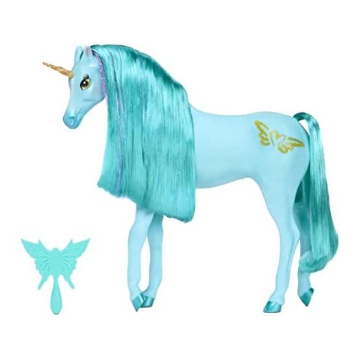 MGA's Dream Ella Unicorn - Ocean | Teal Unicorn for Fashion Dolls Blue