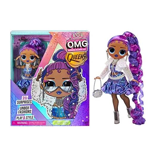 LOL Surprise OMG Queens Runway Diva Fashion Doll with 20 Surprises Including Outfit and Accessories for Fashion Toy, Girls Ages 3 and up, 10-inch Doll