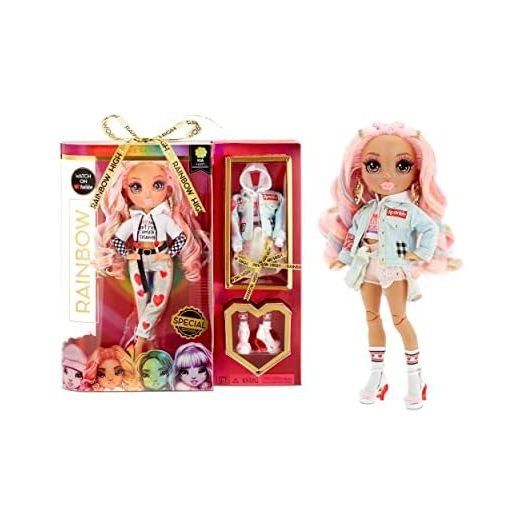 Rainbow High Kia Hart Fashion Doll with 2 Complete Mix & Match Designer Outfits and Accessories, Fully Posable, Toys for Kids & Gift for Collectors, Great Gift for Ages 6-12+ Years Multicolor