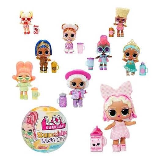 L.O.L. Surprise! Sunshine Makeover with 8 Surprises, UV Color Change, Accessories, Limited Edition Doll, Collectible Doll- Great gift for Girls age 4+