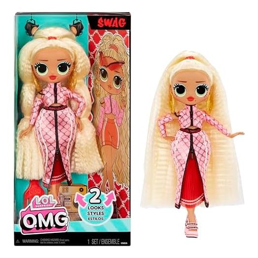 LOL Surprise OMG Swag Fashion Doll with Multiple Surprises Including Transforming Fashions and Fabulous Accessories – Great Gift for Kids Ages 4+