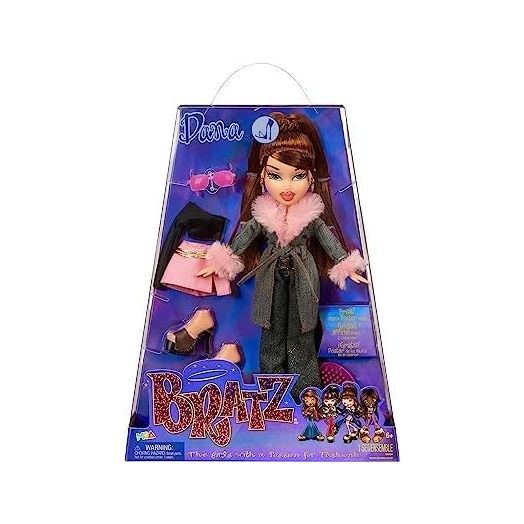 Bratz Original Fashion Doll Dana Series 3 with 2 Outfits and Poster, Collectors Ages 6 7 8 9 10+