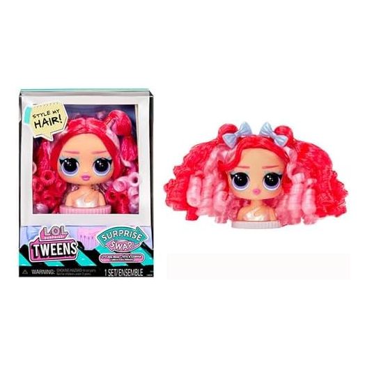 L.O.L. Surprise! Tweens Surprise Swap Styling Heads Including Fabulous Hair Accessories and Gorgeous Hair – Great Gift for Kids Ages 4+ (Assorted items)