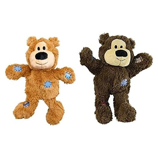 Kong Wild Knots Bears Durable Dog Toys Size:Med/Large Pack of 2, Medium Breeds
