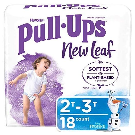 Pull-Ups New Leaf Boys' Disney Frozen Potty Training Pants Training Underwear, 2T-3T, 18 Ct