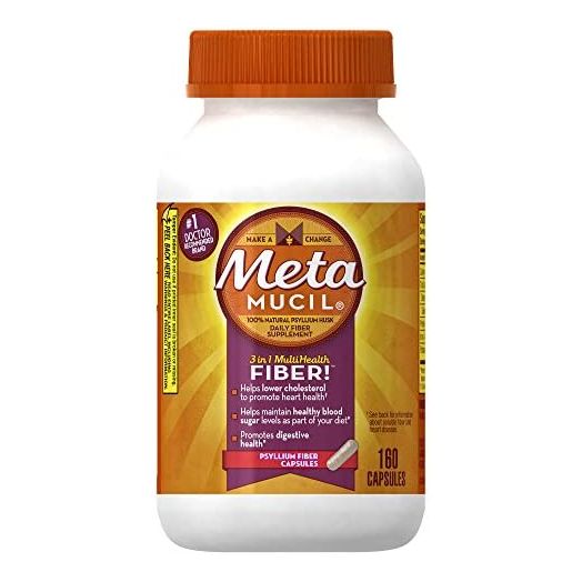 Metamucil Daily Fiber Supplement, 160 Capsules