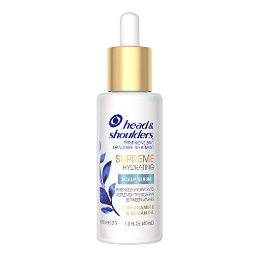 Head & Shoulders Supreme with Argan Oil and Vitamin E, Hydrating Scalp Serum, Fresh, 1.3 Fl Oz