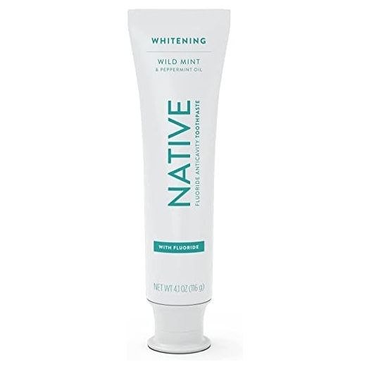 Native Toothpaste, Wild Mint with Fluoride, 4.1 oz (1 Count)