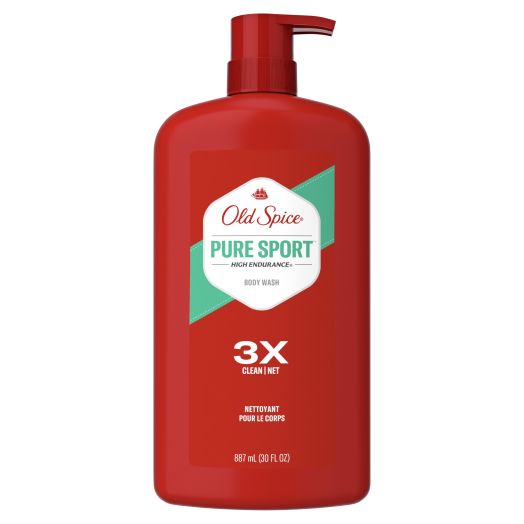 Old Spice High Endurance Body Wash for Men, Pure Sport, 30 fl oz