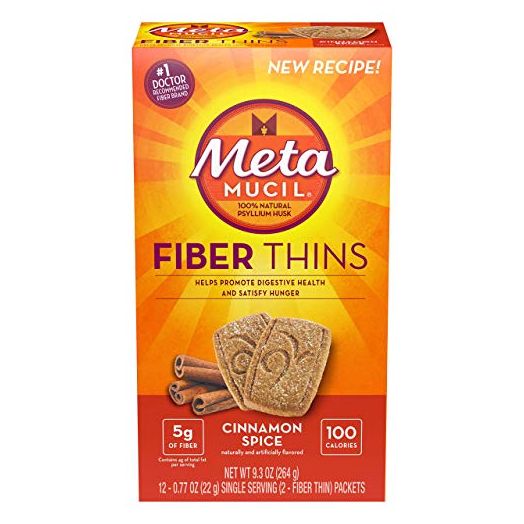 Metamucil Fiber Thins Cinnamon Spice - 12ct