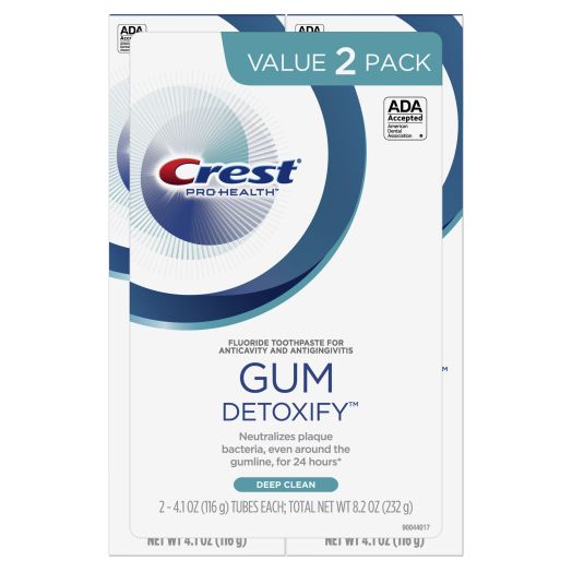 Crest Gum Detoxify Deep Clean Toothpaste, 4.1 oz (2 Pack)