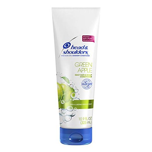 Head & Shoulders Green Apple Daily-Use Paraben Free Anti-Dandruff Conditioner, 10.9 Fl Oz