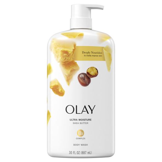 Olay Ultra Moisture Body Wash with Shea Butter, 30 fl oz
