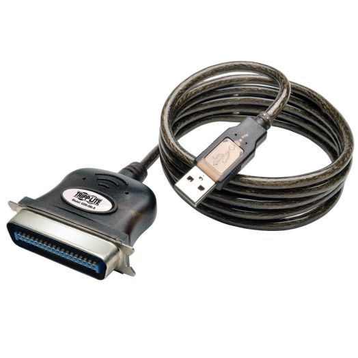 Tripp Lite 10ft To Parallel Printer Cable Type-a To Centronics 36-m/m 10' - Parallel Adapter - - Ieee 1284 - Black