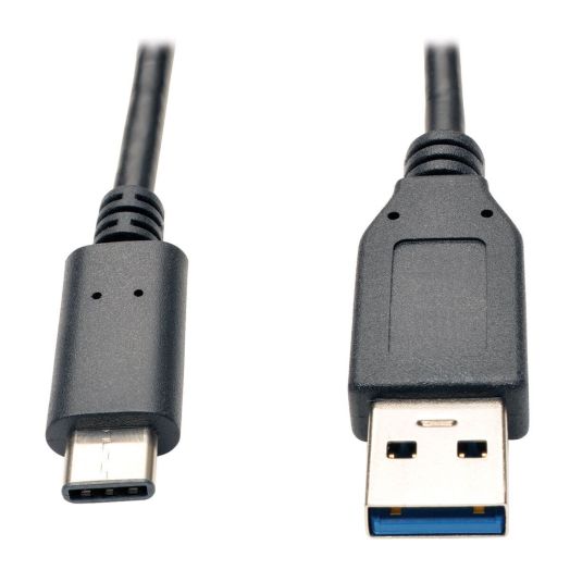 Tripp Lite 3ft Usb 3.1 Gen 2 Usb-c To Usb-a Cable 10 Gbps Usb Type-c M/m 3' - Usb Cable - Usb-c (m) To Usb Type A (m) - Usb 3.1 Gen 2 - 3 Ft - Mlded - Black
