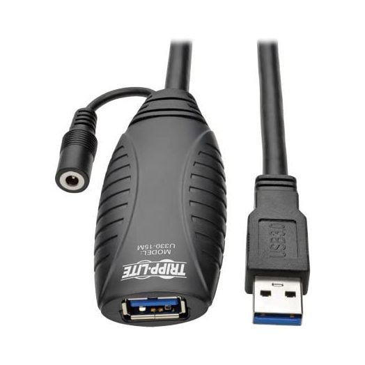 Tripp Lite USB 3.0 SuperSpeed Active Extension Cable Repeater Cable (USB-A M/F) 15M 49' (U330-15M)