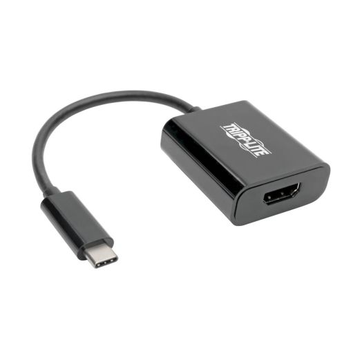 Tripp Lite C To Hdmi Adapter Converter M/f 4k Type C To Hdmi Black Type C, Thunderbolt 3 Compatible - External Video Adapter - -c 3.1 - Hdmi - Black