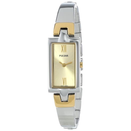 Pulsar Women's PEGG13 Analog Display Japanese Quartz Two Tone Watch