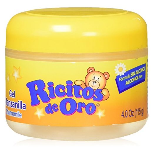 Ricitos de Oro Manzanilla Hair Gel, Alcohol-Free, Chamomile Extract, 4.0 Ounces