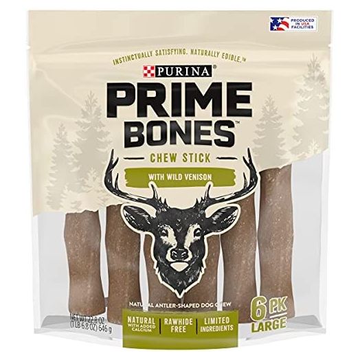 Purina Prime Bones Natural Dog Treats, Medium/Large Dog