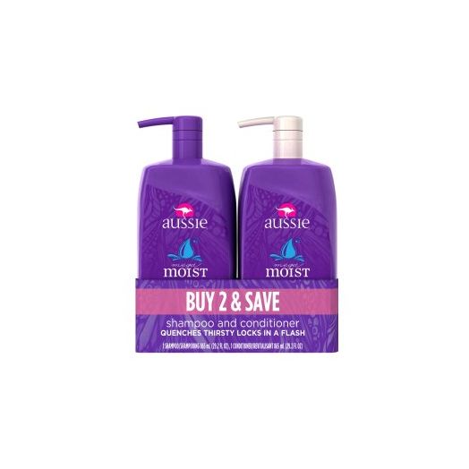 Aussie Mega Moist Shampoo and Conditioner Dual Pack