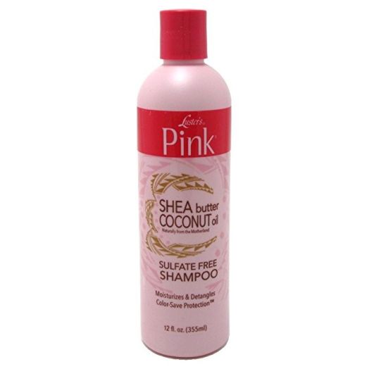 Lusters Pink Coconut Oil And Shea Butter Hair Shampoo, 12 Oz