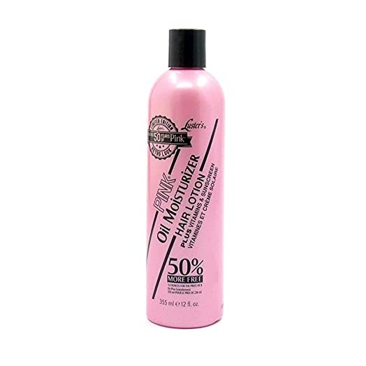 Luster's Pink Oil Moisturizer Hair Lotion, Pink Protection, Bonus Size, 12 Oz