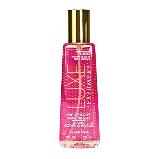 Luxe Perfumery Hair & Body Perfume Mist Sugar Bliss, 8.0 fluid ounce (F98430-15-SG)