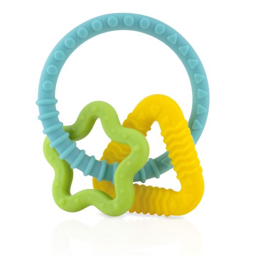 Nuby Chewy Charms Silicone Teether,