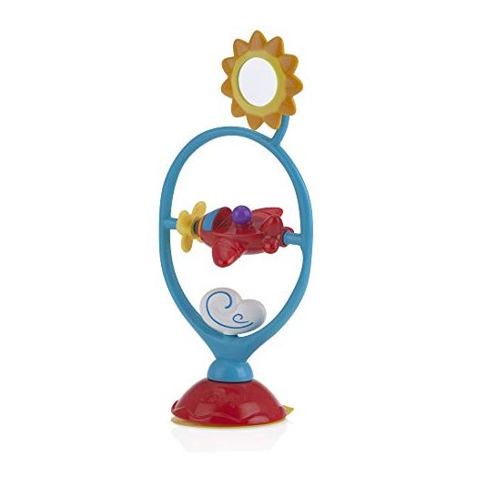 Nuby Whirly Wings with Suction Base, High Chair Interactive Toy for Early Development
