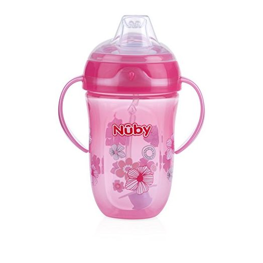 Nuby 360 2 Handle Comfort Cup, Girl, 9 Ounce ( Color may vary )