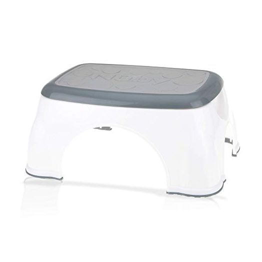 Nuby Step Up Stool, Gray, 1 Count (Pack of 1)