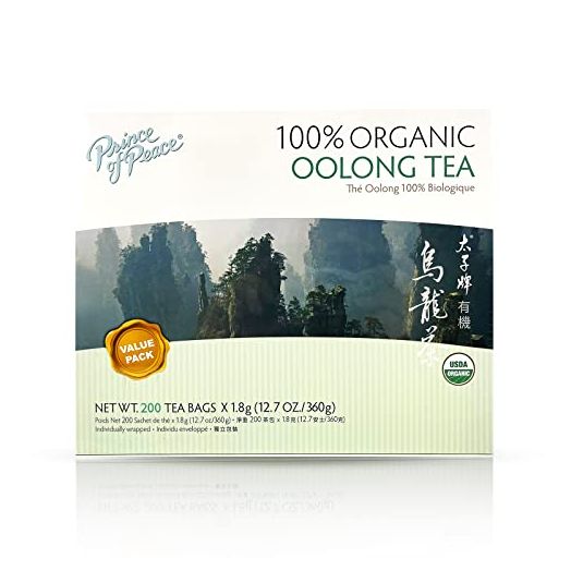 Prince of Peace 100 % Organic Tea, BEST VALUE Family Size, 200 Tea Bags (Organic Oolong Tea)
