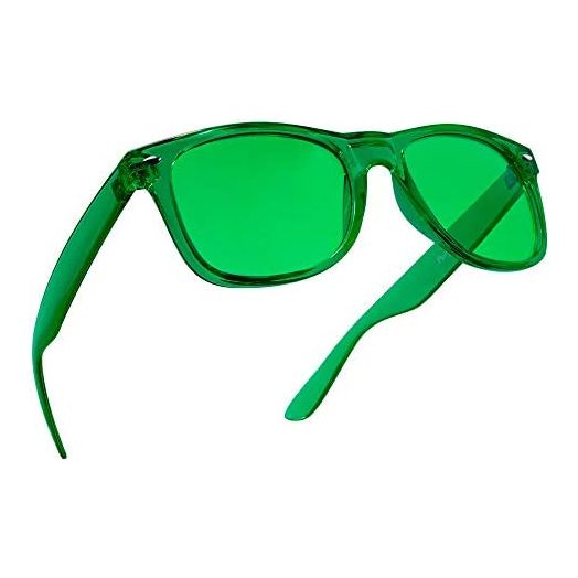 Purple Canyon Green Color Therapy Mood Glasses Migraine Glasses Light Therapy Chakra Healing Glasses