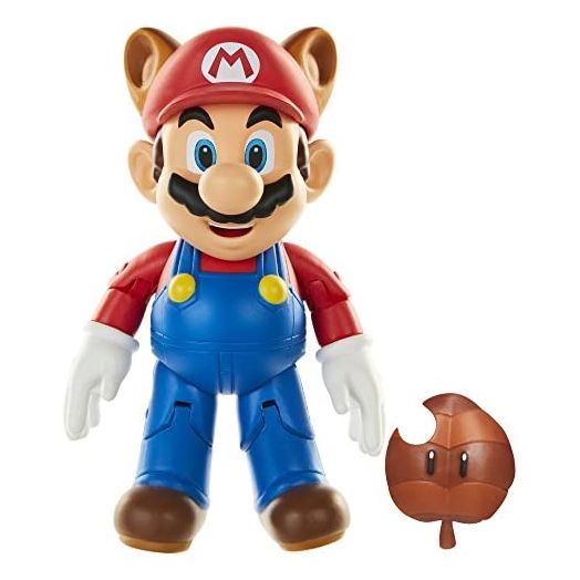 World of Nintendo Raccoon Mario 4" Action Figure