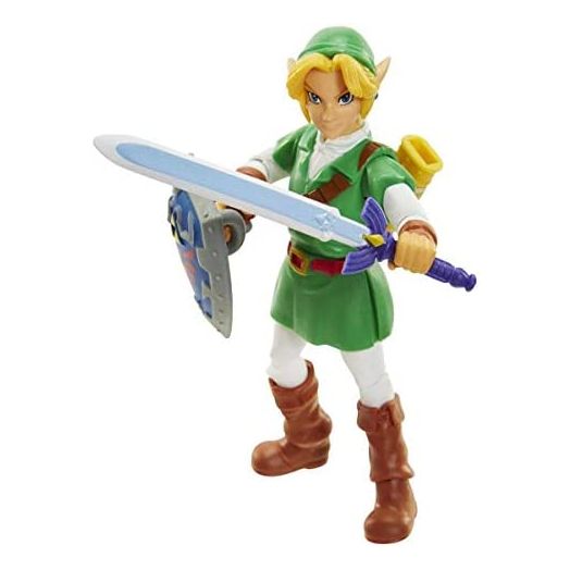 World of Nintendo The Legend of Zelda: Ocarina of Time Link Action Figure 4 Inches