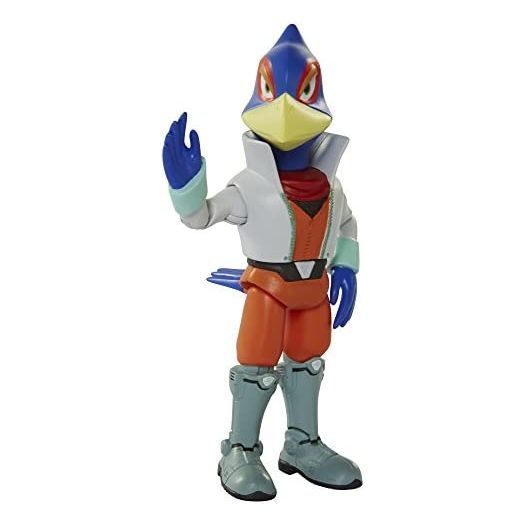 World of Nintendo, Star Fox Falco Lombardi Action Figure, 4 Inches