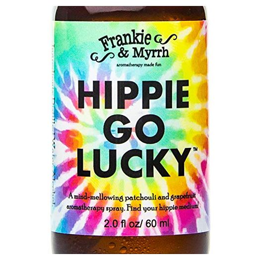 Hippie Go Lucky, Tie Dye, Patchouli and Grapefruit Aromatherapy Spray, Light Perfume, or Freshwater Cologne