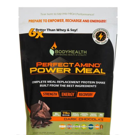 Body Health Perfect Amino Power Meal, Dark Chocolate Flavor - 29.27 oz (830 Grams)