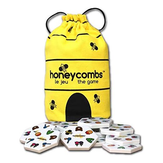 Honeycombs Game: Puzzle Game, Educational Game, Board Game, Fun for Travel & Family Game Night