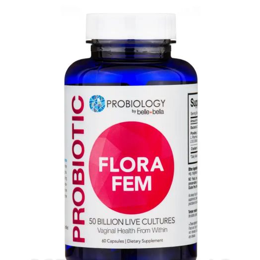 Belle + Bella Probiotic Flora Fem - 60 Capsules